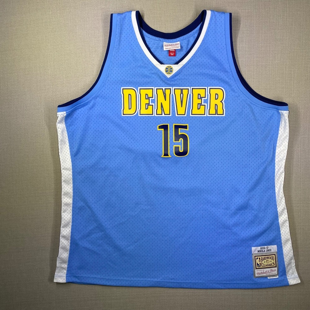 Mitchell & Ness Nikola Jokic Denver Nuggets #15 2016-17 Throwback Swingman 3XL